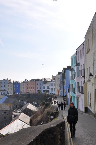 Tenby candy coloured seaside