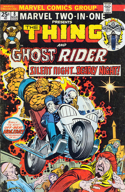 Marvel Two-in-One 8 1975 Ghost Rider Thing by Gil Kane and Joe Sinnott