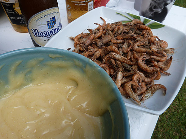 crevettes et mayonnaise
