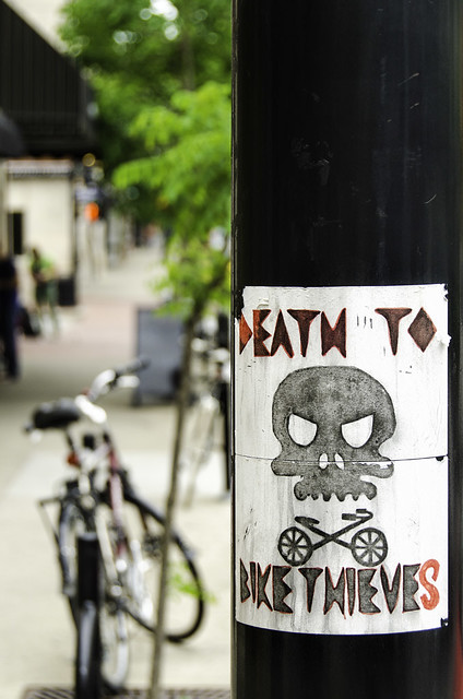 Death to bike thieves