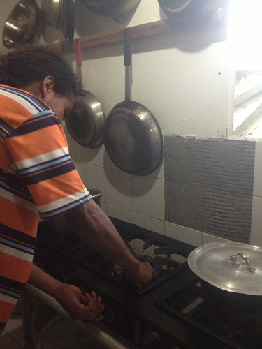 Cooking with Chure, a local chef in Santa Catalina