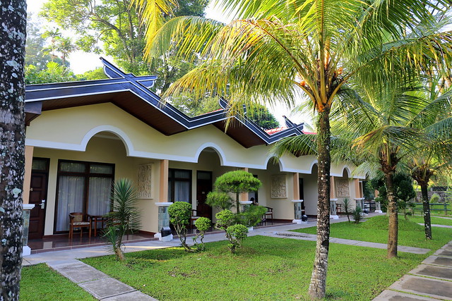 Our row of guest rooms at Hotel Puri Asri