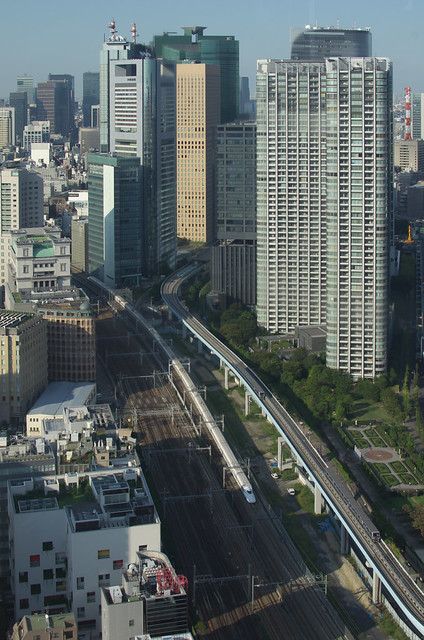 Tokyo Train Story 世界貿易センタービル展望室から 2013年9月19日