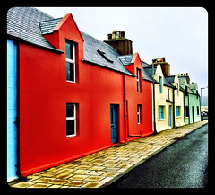 Row of cottages, Scalloway,Shetland #Shetland#camera+ by davidearlgray
