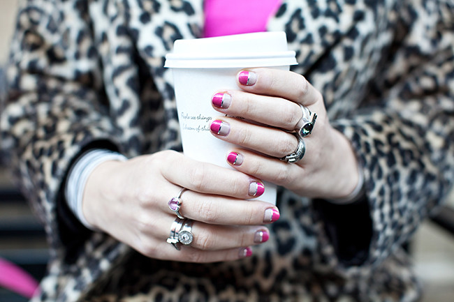 Cold Weather Getting You Down? Try This Metallic Foil Manicure To Dazzle And Delight!