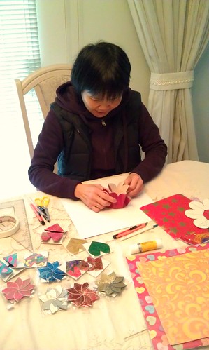 Yolanda Cheung folding paper