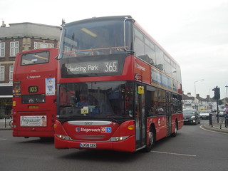 Stagecoach 15007 on Route 365, Romford Station