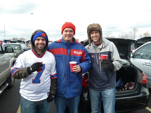 Frank, Scott and Paul at Buffalo Bills game