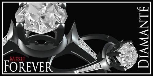 :Diamante: Forever - Fine Silver by Alliana Petunia