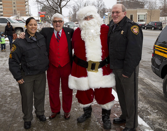 Frank, Santa and Sheriff Barry