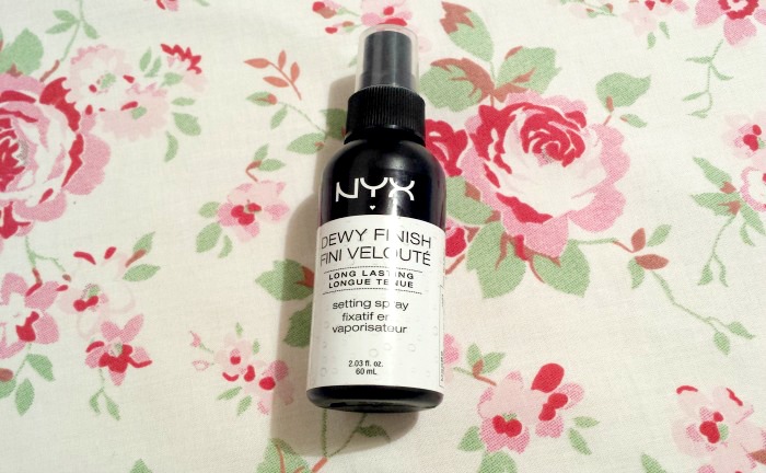 NYX Dewy Finish Makeup Setting Spray Review