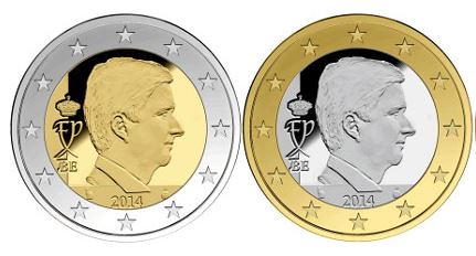 2014 Belgium coin design
