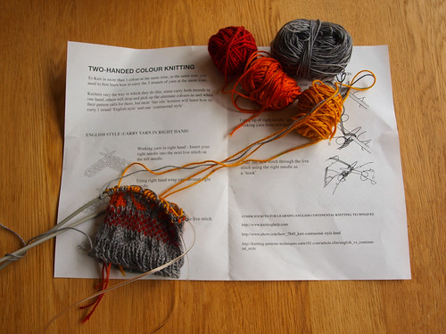 Two-handed colourwork