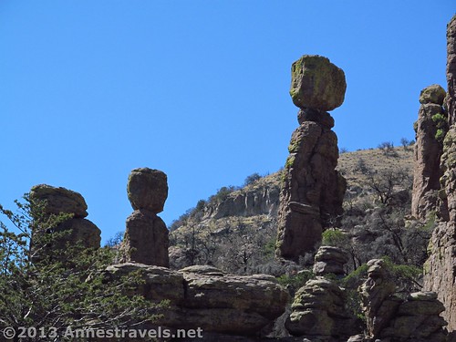 Balancing Rocks along the Echo Canyon Trail, Chiricahua National Monument, Arizona