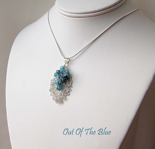 Out f The Blue Pendant by gemwaithnia