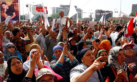 Egyptians rally against the government of Mohamed Morsi on May 17, 2013. Despite the ascendancy of the Muslim Brotherhood's Freedom and Justice Party (FJP) neo-colonialism still prevails in this North African state. by Pan-African News Wire File Photos