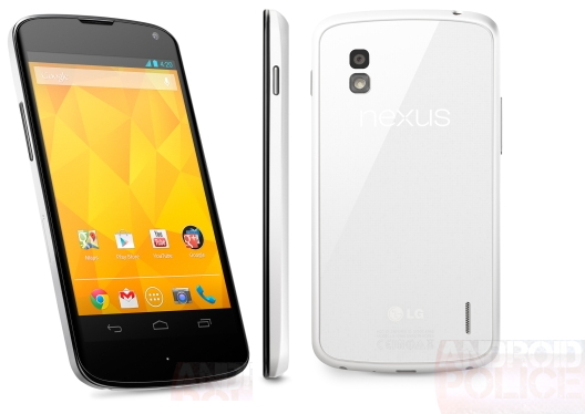 Белый Nexus 4