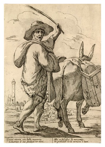 001- El vendedor ambulante de vasijas- 1660-Giuseppe Maria Mitelli--© Trustees of the British Museum
