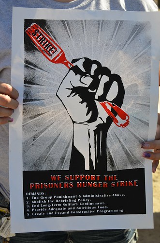 Hunger strike solidarity protest at Corcoran State Prison