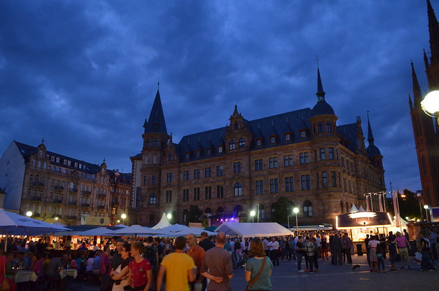 Wiesbaden Wine Fest 2013 Nighttime