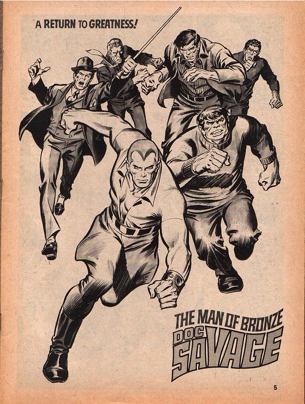 Doc Savage 01 1975 illustration by John Buscema and Tony DeZuniga