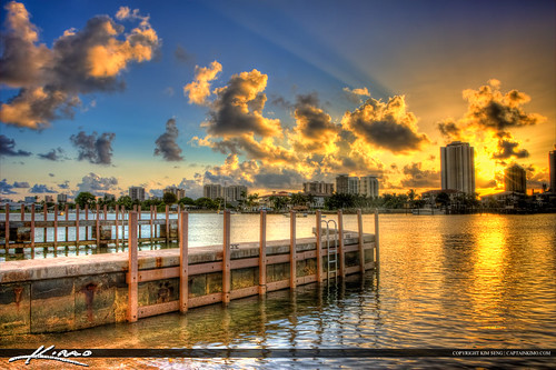 Singer Island Sunrise from Phil Foster Park by Captain Kimo