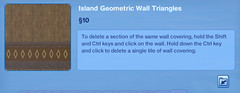 Island Geometrioc Wall Triangles 2