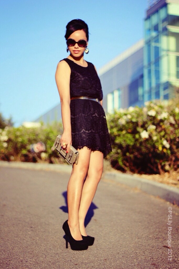Black Lace Dress | instagram-pslilyboutique-los-angeles-fashion-blogger