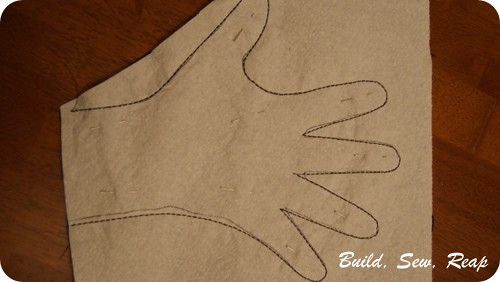 Costume gloves by Julie at Build, Sew, Reap