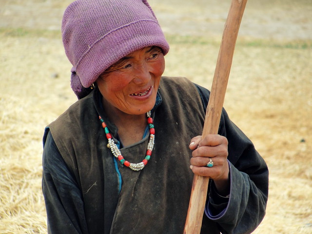Γυναίκα στο Zanskar!