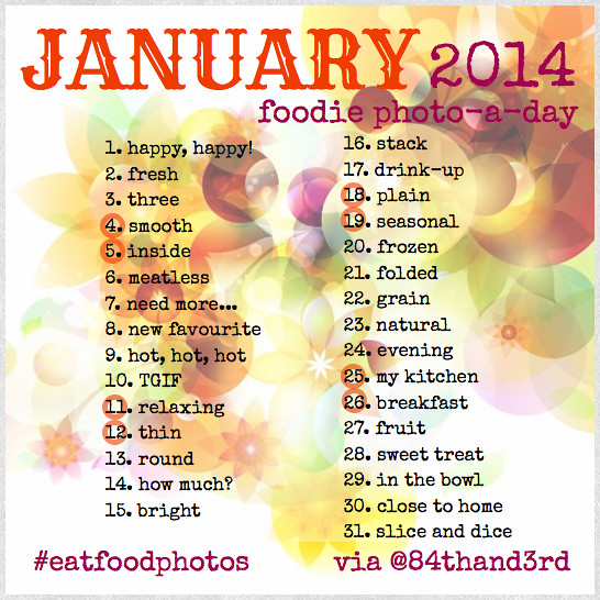 2014 January Food Photo Challenge