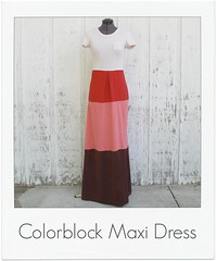 how to make a colorbock maxi dress