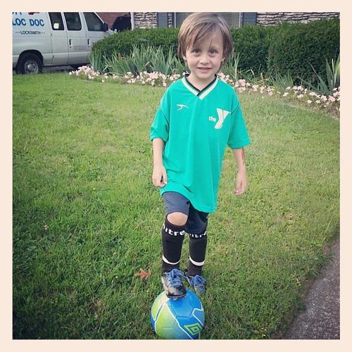 First day of soccer!