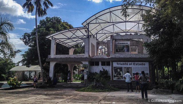 Entrance to Pablo Escobar's old home 
