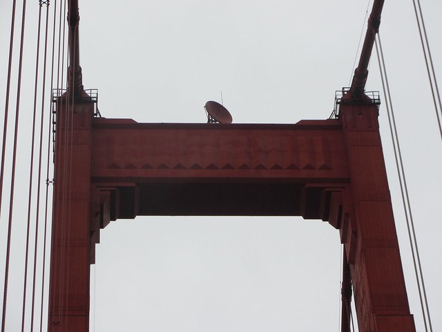 Satellite Dish on the Golden Gate Bridge