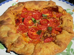 Cheese and Tomato Galette by Teckelcar