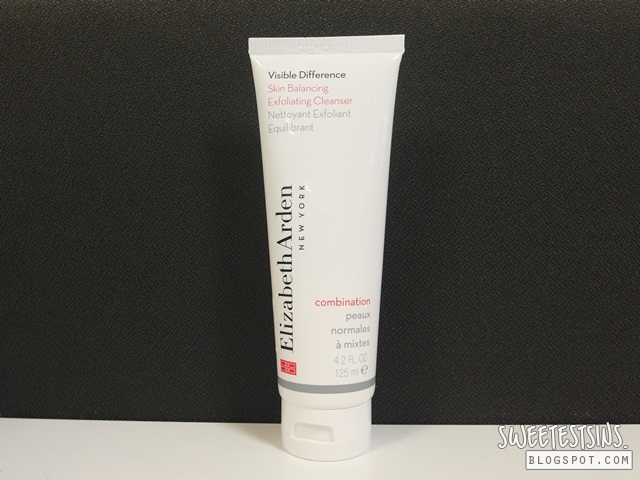 elizabeth arden visible difference skin balancing exfoliating cleanser combination review