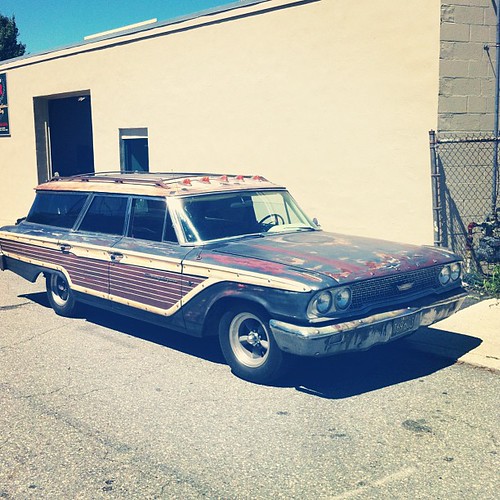 Surf rig potential: high!  1963 Ford "Country Squire" If they made wagons cool again you would not see so many SUVs, I promise.
