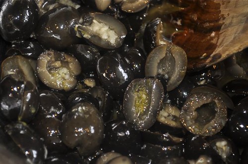 black olives seared in olive oil 10