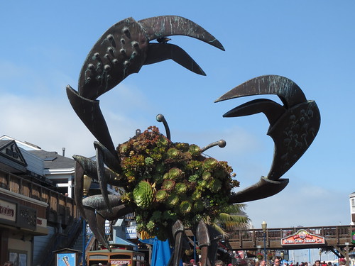 Metal Crab Sculpture