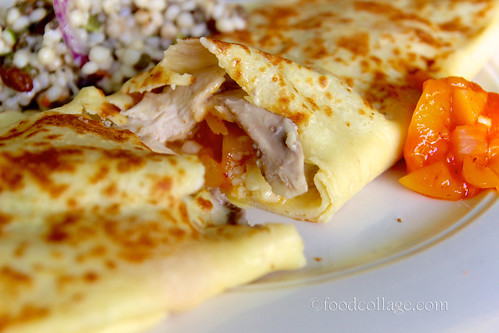 Poulet, Cheddar, and Chutney Crepe at Le Petit Triangle Cafe (Cleveland)