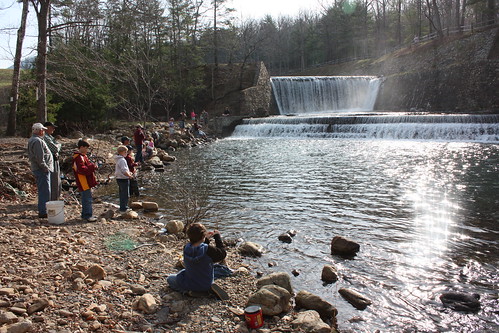 Douthat's Kids Fishing Area is open to kids 12 and under.