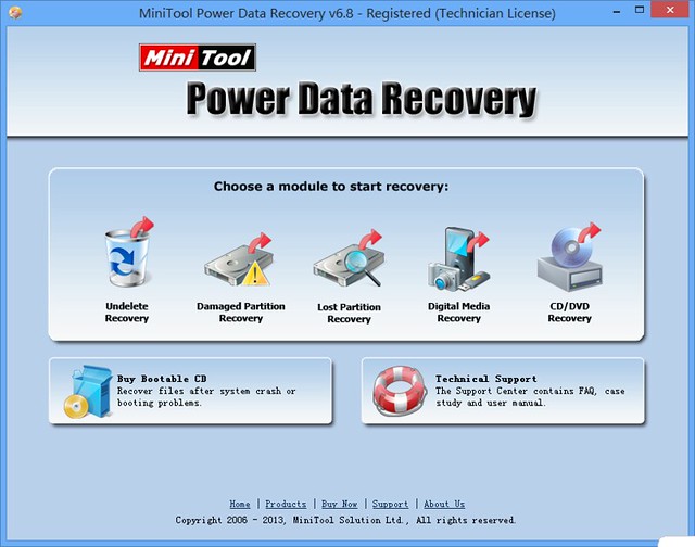 MiniTool Power Data Recovery v6.8