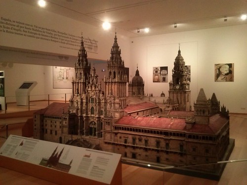 Maqueta da Catedral de Santiago. Museo das peregrinacións