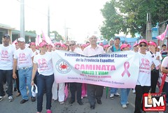 Caminata contra el cáncer en Moca