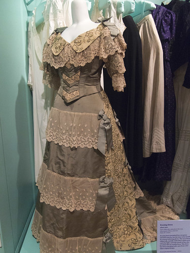 DAR Museum 1900 Evening Dress Remodeled