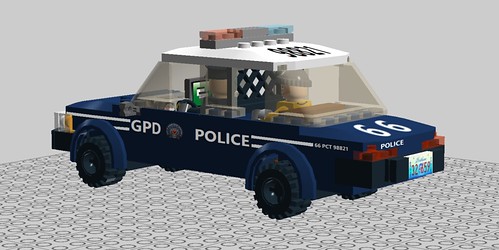 lego gotham police car