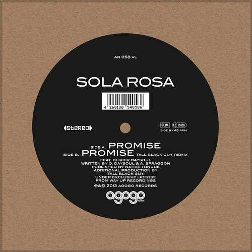 Promise 7" out 14th August through Agogo Records