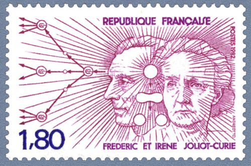 Frédéric et Iréne Joliot-Curie.