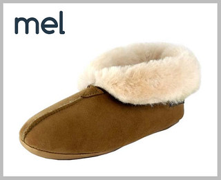 Canterbury Sheepskin 'Mel' slippers